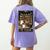 The Teacher Ghost Book Reading Books Lover Halloween Women's Comfort Colors T-Shirt Back Print Violet The Teacher Ghost Book Reading Books Lover Halloween Women's Comfort Colors T-Shirt Back Print Violet