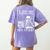 Teacher Halloween Shirt I'Ll Just Wait Until It's Quiet Women's Comfort Colors T-Shirt Back Print Violet