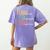 Teacher Kindness Compassion Confidence Teaching Women's Comfort Colors T-Shirt Back Print Violet Teacher Kindness Compassion Confidence Teaching Women's Comfort Colors T-Shirt Back Print Violet