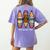 Teacher Life Teach Love Inspire Pencils Inspirational Women Women's Comfort Colors T-Shirt Back Print Violet Teacher Life Teach Love Inspire Pencils Inspirational Women Women's Comfort Colors T-Shirt Back Print Violet