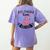 This Teacher Loves Her Flock Cute Flamingo Teacher Women's Comfort Colors T-Shirt Back Print Violet This Teacher Loves Her Flock Cute Flamingo Teacher Women's Comfort Colors T-Shirt Back Print Violet