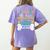 Teacher Off Duty Promoted To Stay At Home Dog Mom Teachers Women's Comfort Colors T-Shirt Back Print Violet Teacher Off Duty Promoted To Stay At Home Dog Mom Teachers Women's Comfort Colors T-Shirt Back Print Violet