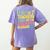 Teacher Overuse 67 Teacher Women's Comfort Colors T-Shirt Back Print Violet