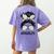 Teacher Para Life Tee Paraprofessional Cute Messy Bun Women's Comfort Colors T-Shirt Back Print Violet Teacher Para Life Tee Paraprofessional Cute Messy Bun Women's Comfort Colors T-Shirt Back Print Violet