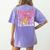 Teacher Pencil Back To School Groovy Pink Teacher First Day Women's Comfort Colors T-Shirt Back Print Violet Teacher Pencil Back To School Groovy Pink Teacher First Day Women's Comfort Colors T-Shirt Back Print Violet