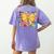 Teacher Pencil Coquette Bow Back To School Teacher Women's Comfort Colors T-Shirt Back Print Violet Teacher Pencil Coquette Bow Back To School Teacher Women's Comfort Colors T-Shirt Back Print Violet