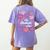 Teacher Positive Affirmations Candy Heart Valentine's Day Women's Comfort Colors T-Shirt Back Print Violet Teacher Positive Affirmations Candy Heart Valentine's Day Women's Comfort Colors T-Shirt Back Print Violet