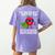 Teacher I Prefer The Term Educational Superhero Women's Comfort Colors T-Shirt Back Print Violet