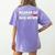 Teacher Red Pen Grading Exam Marking School Women's Comfort Colors T-Shirt Back Print Violet