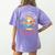 Teacher Retirement Shirts 2026 Goodbye Lesson Hello Freedom Women's Comfort Colors T-Shirt Back Print Violet