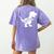 Teacher Saurus T Shirt For Men And Women Women's Comfort Colors T-Shirt Back Print Violet Teacher Saurus T Shirt For Men And Women Women's Comfort Colors T-Shirt Back Print Violet