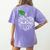 Teacher Shirt Red For Ed Teacher Protest Shirt T-Shirt Women's Comfort Colors T-Shirt Back Print Violet