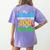 My Teacher Survived 100 Days Of Me Dab 100 Days Of School For Men Women Kids Women's Comfort Colors T-Shirt Back Print Violet