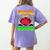 Teacher Teachers Love Brains Skeleton Hand Heart Halloween Women's Comfort Colors T-Shirt Back Print Violet Teacher Teachers Love Brains Skeleton Hand Heart Halloween Women's Comfort Colors T-Shirt Back Print Violet