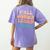 Teacher Y'All Gonna Learn Today First Day Of School Teachers Women's Comfort Colors T-Shirt Back Print Violet