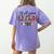 Teacher Y'All Gonna Learn Today First Day Of School Teacher Women's Comfort Colors T-Shirt Back Print Violet