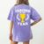 Teacher Of The Year For Men Women Women's Comfort Colors T-Shirt Back Print Violet Teacher Of The Year For Men Women Women's Comfort Colors T-Shirt Back Print Violet