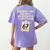 Teachers 67 Meme Women's Comfort Colors T-Shirt Back Print Violet