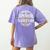 Teachers Aide Idea Professional Superhero Teachers Aides Men Women Women's Comfort Colors T-Shirt Back Print Violet