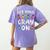Teacher's Get Your Cray On Dabbing Crayons Women's Comfort Colors T-Shirt Back Print Violet Teacher's Get Your Cray On Dabbing Crayons Women's Comfort Colors T-Shirt Back Print Violet