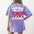 Teachers Are Just Superheroes In Disguise School Women's Comfort Colors T-Shirt Back Print Violet
