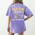 Teachers Love Brains Halloween Costume Trick Treat Zombie For Men Women Kids Women's Comfort Colors T-Shirt Back Print Violet Teachers Love Brains Halloween Costume Trick Treat Zombie For Men Women Kids Women's Comfort Colors T-Shirt Back Print Violet