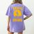 Teachers Love Brains Shirt Men Women Halloween Teacher Women's Comfort Colors T-Shirt Back Print Violet