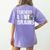 Teachers Love Brains Zombie Halloween Hilarious Women's Comfort Colors T-Shirt Back Print Violet Teachers Love Brains Zombie Halloween Hilarious Women's Comfort Colors T-Shirt Back Print Violet