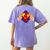 Teachers Are Superheroes 4th Grade Super Teacher Staff Men Women Women's Comfort Colors T-Shirt Back Print Violet