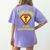Teaching Is My Superpower Fun Elementary Teacher 1st Grade Women's Comfort Colors T-Shirt Back Print Violet Teaching Is My Superpower Fun Elementary Teacher 1st Grade Women's Comfort Colors T-Shirt Back Print Violet