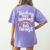 Teaching Tiny Humans Big Things I Teacher Women's Comfort Colors T-Shirt Back Print Violet Teaching Tiny Humans Big Things I Teacher Women's Comfort Colors T-Shirt Back Print Violet