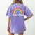 Team Pre-K Teacher Crew Squad Hello Back School Graduation Women's Comfort Colors T-Shirt Back Print Violet Team Pre-K Teacher Crew Squad Hello Back School Graduation Women's Comfort Colors T-Shirt Back Print Violet
