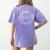 Team Second Grade Teacher Student Back To School 2nd Grade Women's Comfort Colors T-Shirt Back Print Violet