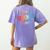 Team Seventh Grade Teacher Student Back To School 7th Grade Women's Comfort Colors T-Shirt Back Print Violet