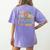 Team SPED We Grow With The Flow Special Ed Teacher Women's Comfort Colors T-Shirt Back Print Violet