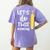 Lets Do This Test Day State Testing Teacher Motivational Women's Comfort Colors T-Shirt Back Print Violet Lets Do This Test Day State Testing Teacher Motivational Women's Comfort Colors T-Shirt Back Print Violet