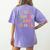 Test Day Teacher You Can Do Hard Things Women Kids Women's Comfort Colors T-Shirt Back Print Violet