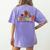 Test Day Teacher Shirt You Can Do Hard Things Women Kids Women's Comfort Colors T-Shirt Back Print Violet