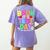 Testing Day Bruh It’s Test Day You Got This Teacher Student Women's Comfort Colors T-Shirt Back Print Violet