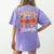 Thankful For My Kindergarten Turkeys Thanksgiving Teacher Women's Comfort Colors T-Shirt Back Print Violet Thankful For My Kindergarten Turkeys Thanksgiving Teacher Women's Comfort Colors T-Shirt Back Print Violet
