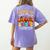 Thankful For My Little Turkeys Teacher Thanksgiving Teachers Women's Comfort Colors T-Shirt Back Print Violet Thankful For My Little Turkeys Teacher Thanksgiving Teachers Women's Comfort Colors T-Shirt Back Print Violet
