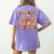 Thankful Teacher Retro Groovy Thanksgiving Fall Women Men Women's Comfort Colors T-Shirt Back Print Violet Thankful Teacher Retro Groovy Thanksgiving Fall Women Men Women's Comfort Colors T-Shirt Back Print Violet