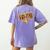 Thankful Teacher Shirts For Women Teach Thanksgiving Teacher Women's Comfort Colors T-Shirt Back Print Violet Thankful Teacher Shirts For Women Teach Thanksgiving Teacher Women's Comfort Colors T-Shirt Back Print Violet