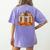 Thanksgiving Book Pumpkin Reading Teachers Fall Lovers Boys Women's Comfort Colors T-Shirt Back Print Violet Thanksgiving Book Pumpkin Reading Teachers Fall Lovers Boys Women's Comfort Colors T-Shirt Back Print Violet