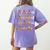 Thanksgiving Order Of Operations Quiz Math Teacher Life Women's Comfort Colors T-Shirt Back Print Violet