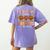 Thanksgiving Teacher I Teach The Cutest Turkeys In The Flock Women's Comfort Colors T-Shirt Back Print Violet Thanksgiving Teacher I Teach The Cutest Turkeys In The Flock Women's Comfort Colors T-Shirt Back Print Violet