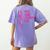 Tired Dance Teachers Club Dance Lover Women's Comfort Colors T-Shirt Back Print Violet Tired Dance Teachers Club Dance Lover Women's Comfort Colors T-Shirt Back Print Violet