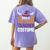 Tired Teacher Costume For Humor Halloween Women's Comfort Colors T-Shirt Back Print Violet Tired Teacher Costume For Humor Halloween Women's Comfort Colors T-Shirt Back Print Violet