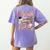 Tis The Season For Inclusion Christmas Sped Teacher Women's Comfort Colors T-Shirt Back Print Violet