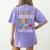 Toddler Negotiator Preschool Teacher Humor Babysitters Women's Comfort Colors T-Shirt Back Print Violet